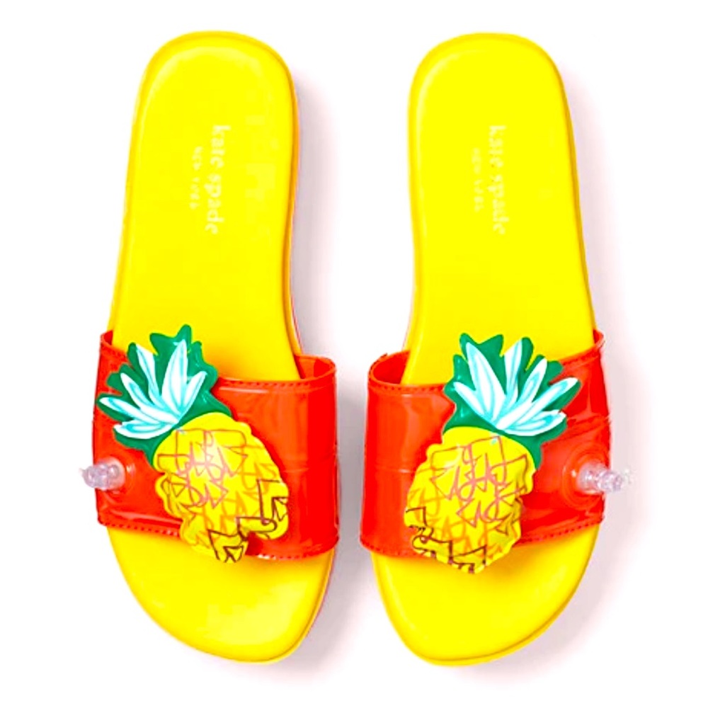 Kate Spade platform pineapple sandals